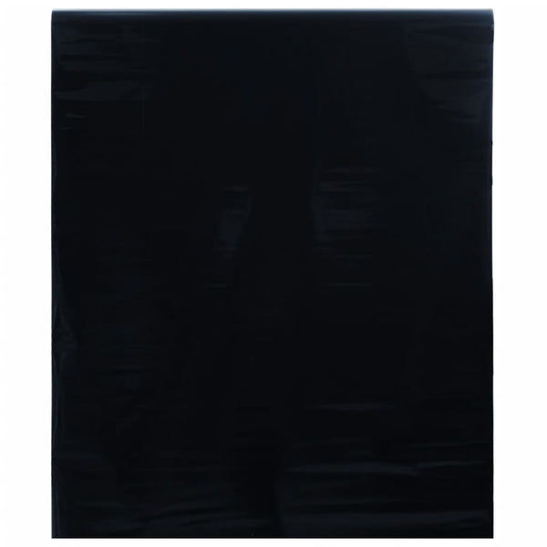 Fensterfolie Statisch Matt Schwarz 45x500 cm PVC