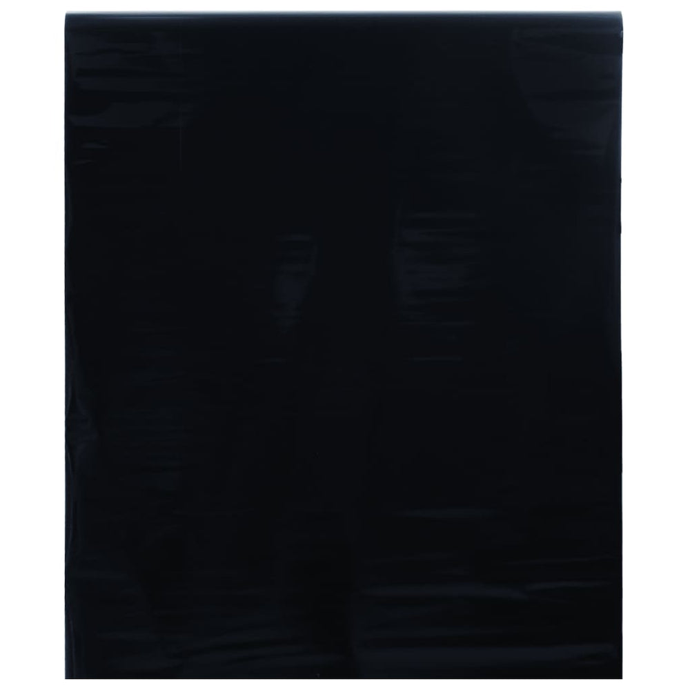 vidaXL Film pour fenêtre Statique Noir Mat 45x1000 cm PVC