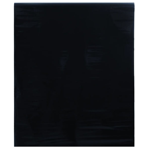 Fensterfolie Statisch Matt Schwarz 60x500 cm PVC