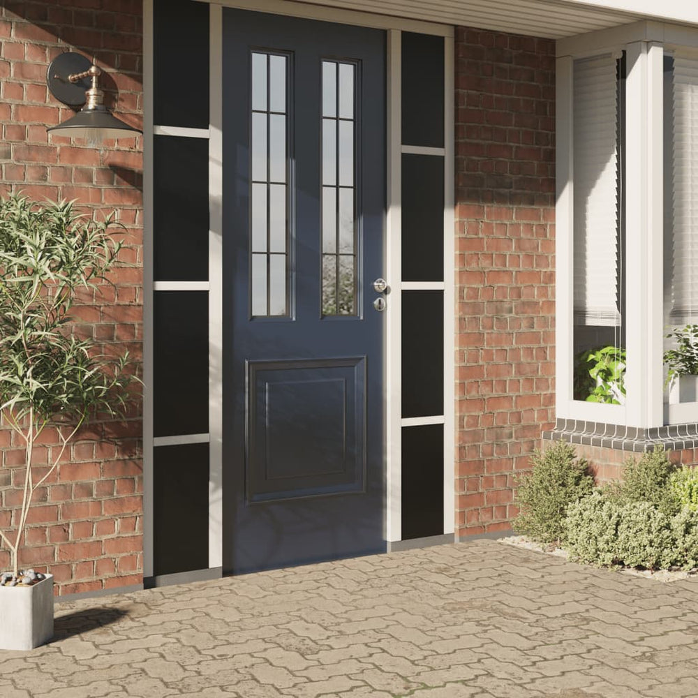 vidaXL Film de fenêtre statique noir mat 60x500 cm PVC