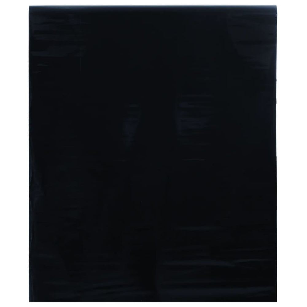 vidaXL Film pour fenêtre Statique Noir mat 90x500 cm PVC