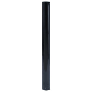Fensterfolie Statisch Matt Schwarz 90x500 cm PVC