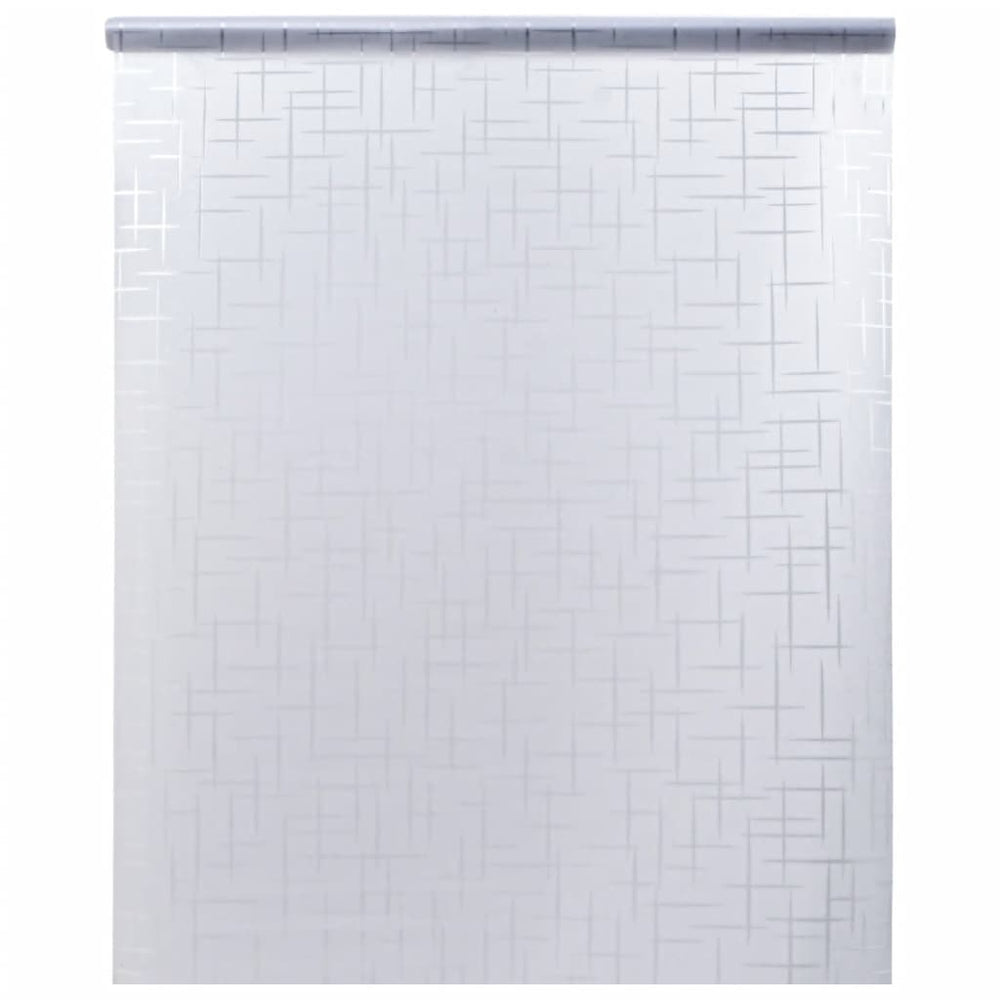 vidaXL Film de fenêtre mat Motif étoiles 45x500 cm PVC