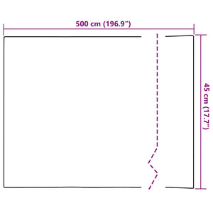 Fensterfolie Matt Streifenmuster 45x500 cm PVC