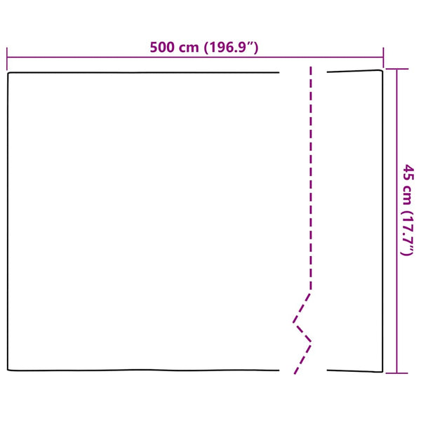 Fensterfolie Matt Streifenmuster 45x500 cm PVC