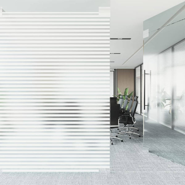 Fensterfolie Matt Streifenmuster 90x500 cm PVC