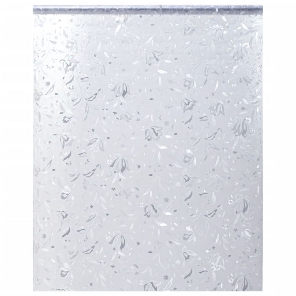 vidaXL Film pour vitres Mat Motif floral 60x500 cm PVC
