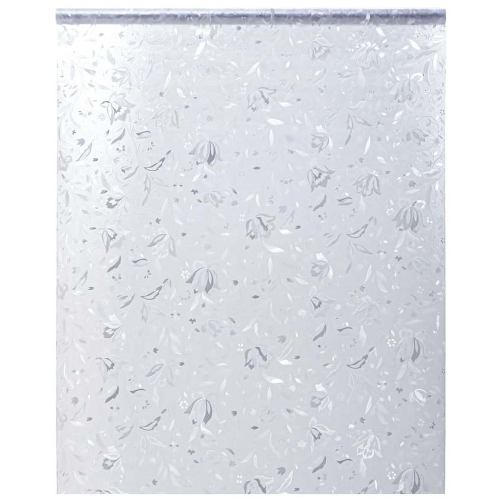 vidaXL Film de fenêtre mat Motif fleurs 90x500 cm PVC