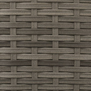 Gartensofa 2-Sitzer mit Sonnenschirm & Hocker
