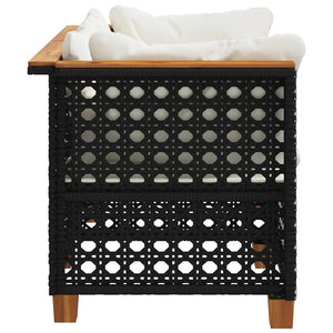 Garten Ecksofas mit Kissen, 2er Set
