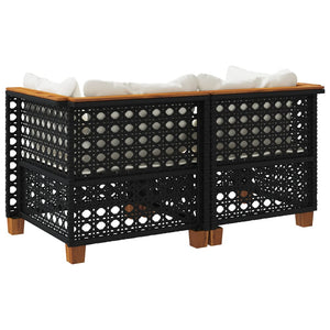 Garten Ecksofas mit Kissen, 2er Set