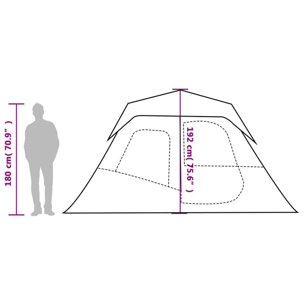 6-Personen LED Familienzelt