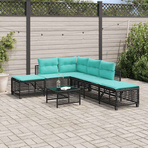 3-teiliges Ecksofa-Set für den Garten