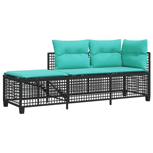 3-teiliges Ecksofa-Set für den Garten