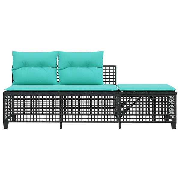 3-teiliges Ecksofa-Set für den Garten