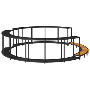 Whirlpool Umrandung mit Stauraum & Treppe