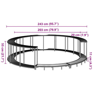Whirlpool Umrandung mit Stauraum & Treppe