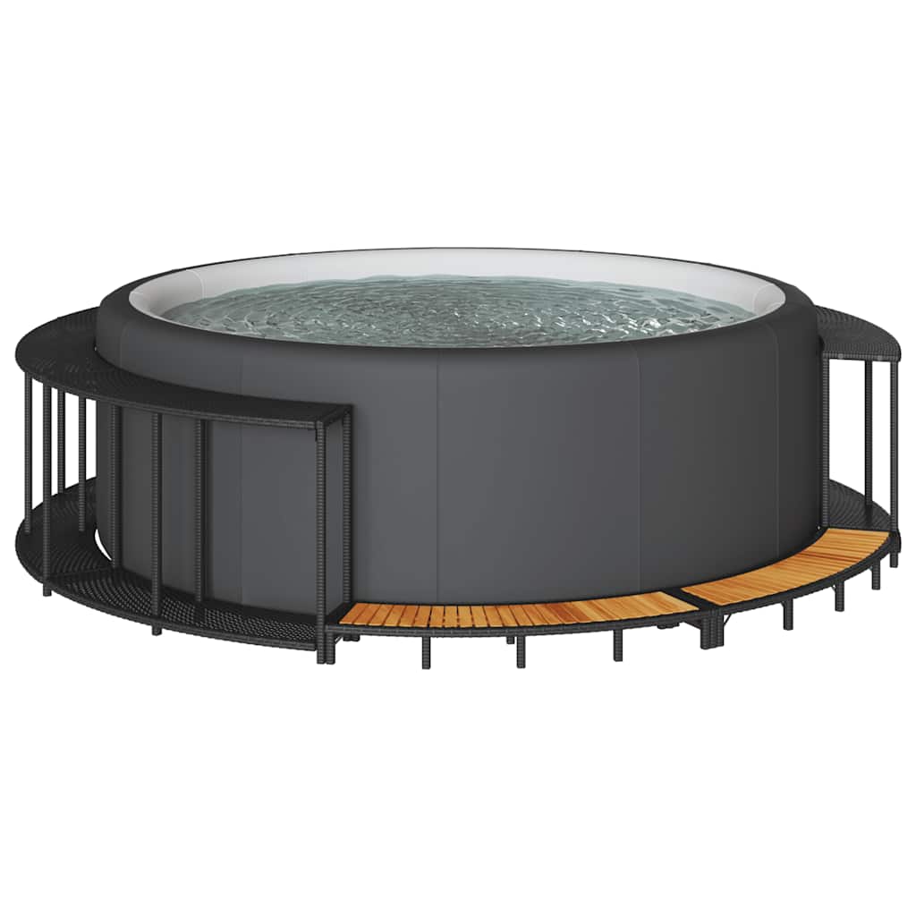 Whirlpool Umrandung mit Stauraum & Treppe
