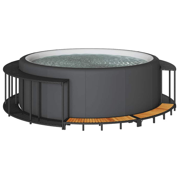 Whirlpool Umrandung mit Stauraum & Treppe