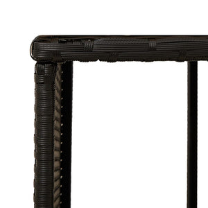 Whirlpool Regale Schwarz Poly Rattan 2er Set