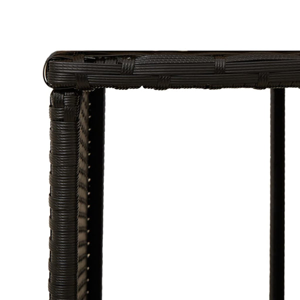 Whirlpool Regale Schwarz Poly Rattan 2er Set