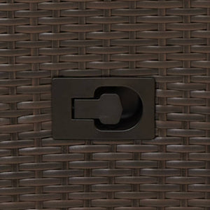 Verstellbares 2-Sitzer Gartensofa mit Tisch