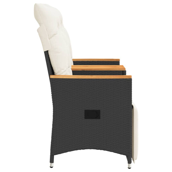 Verstellbares 2-Sitzer Gartensofa mit Tisch