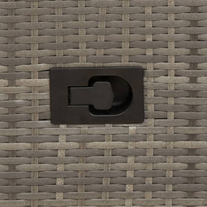 Verstellbares 2-Sitzer Gartensofa mit Tisch