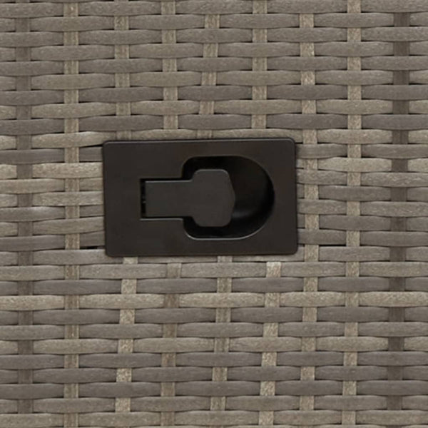 Verstellbares 2-Sitzer Gartensofa mit Tisch
