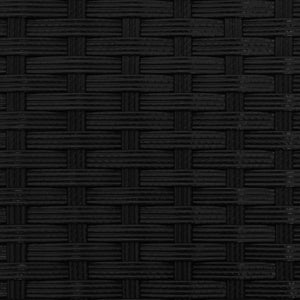 Poly-Rattan Gartensofa mit Dach & Hockern