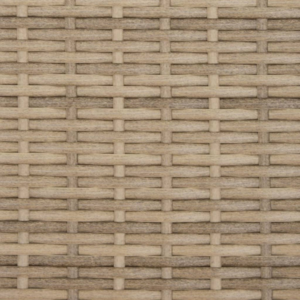 3-Sitzer Outdoor Sofa mit Dach & Hockern