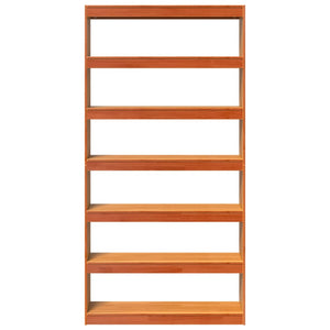 Massivholz Bücherregal Raumteiler Kiefer 100x30x199,5 cm