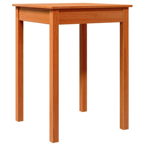 Esstisch Kiefer Massivholz Wachsbraun 55x55 cm