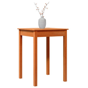 Esstisch Kiefer Massivholz Wachsbraun 55x55 cm