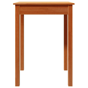 Esstisch Kiefer Massivholz Wachsbraun 55x55 cm