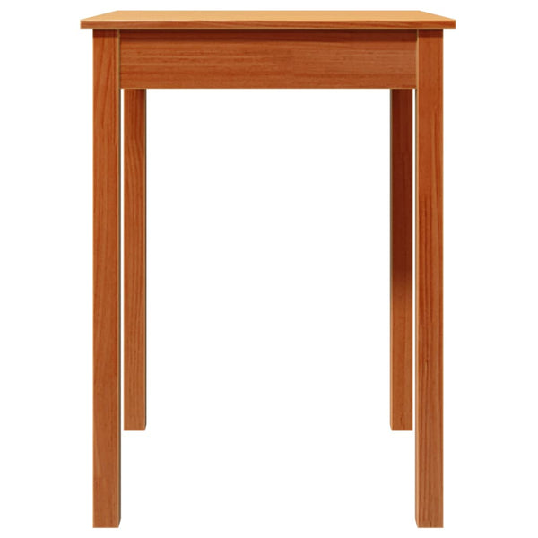 Esstisch Kiefer Massivholz Wachsbraun 55x55 cm