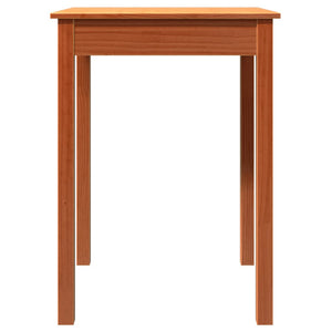 Esstisch Kiefer Massivholz Wachsbraun 55x55 cm
