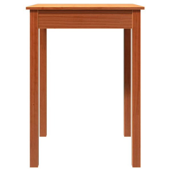Esstisch Kiefer Massivholz Wachsbraun 55x55 cm