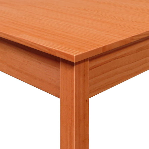 Esstisch Kiefer Massivholz Wachsbraun 55x55 cm
