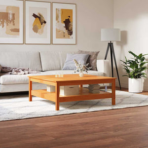 Couchtisch Kiefer Massivholz 100x100 cm