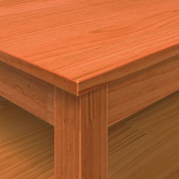 Couchtisch Kiefer Massivholz 100x100 cm