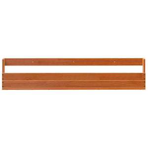 Wand Schuhregale Massivholz, 2er Set