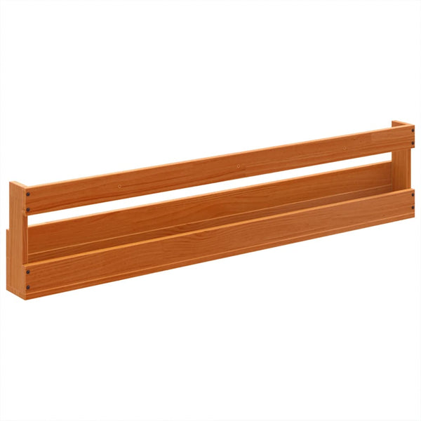 Wand Schuhregale Massivholz, 2er Set