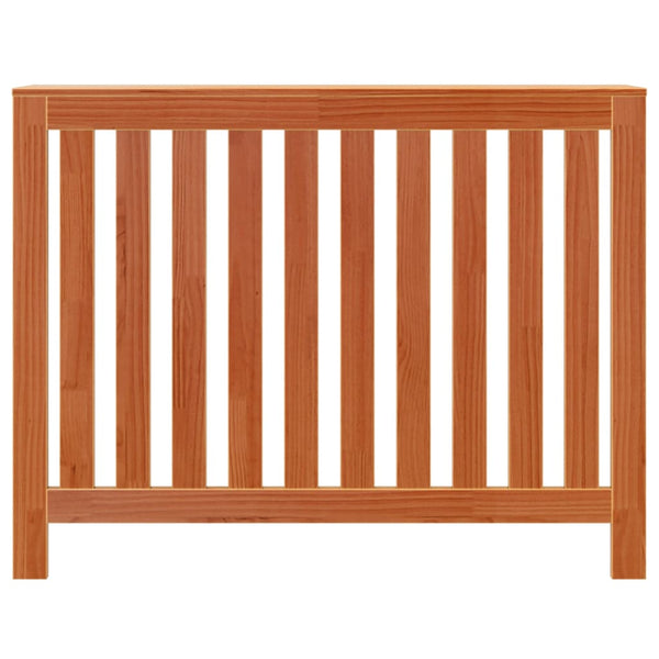 Heizkörperverkleidung Wachsbraun Massivholz 108,5cm