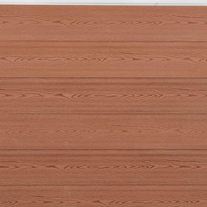 WPC Zaunelement-Set Braun, 872x186 cm