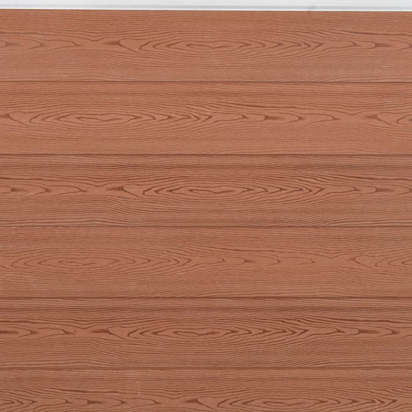 WPC Zaunelement-Set Braun, 872x186 cm