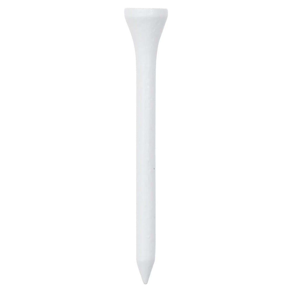 Weiße Golf Tees 83mm - 1000er Pack
