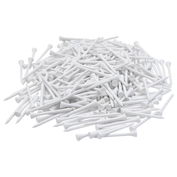 Weiße Golf Tees 83mm - 1000er Pack