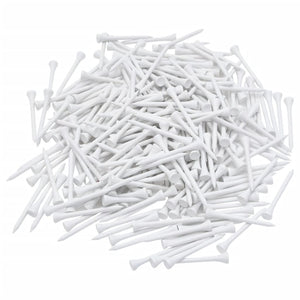 Weiße Golf Tees 83mm - 1000er Pack