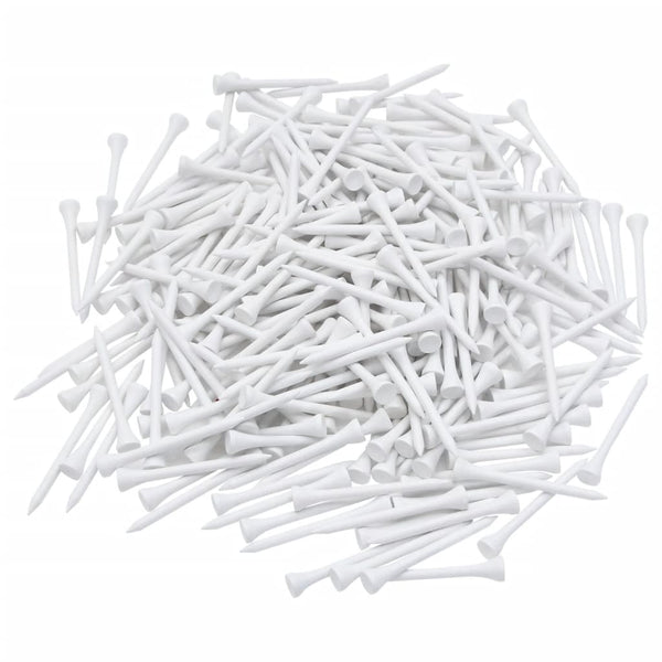Weiße Golf Tees 83mm - 1000er Pack